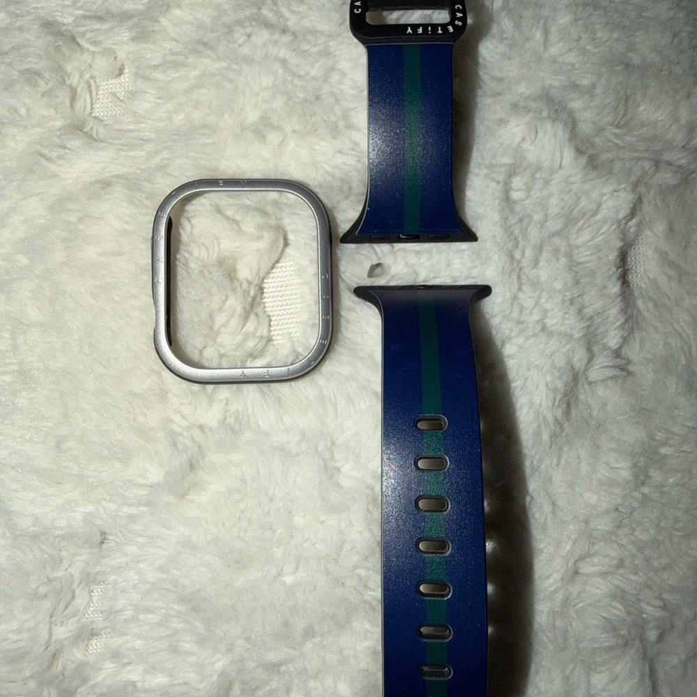Casetify Apple Watch 11 46mm Band Watch with Watch Case Guard